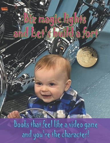 Biz Magic Lights and Let's Build a Fort 2 Books in 1