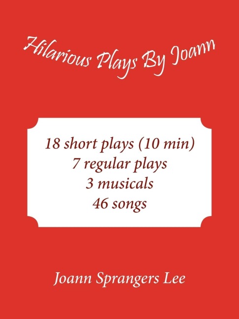 HILARIOUS PLAYS BY JOANN
