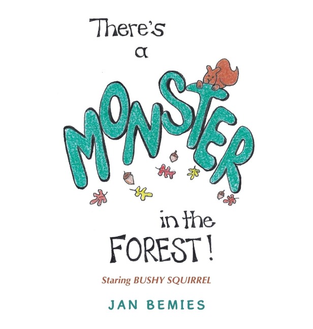 There's a  Monster in the Forest!: Staring Bushy Squirrel