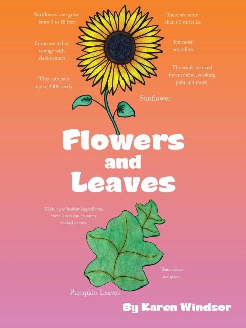 Flowers and Leaves: Book to Color with Fun Facts  ans Activities