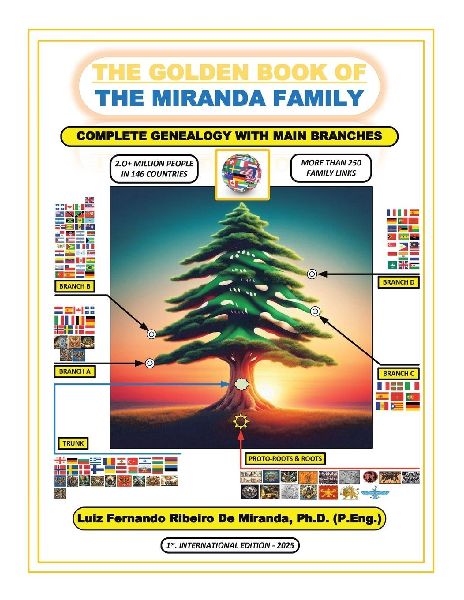 THE GOLDEN BOOK OF THE MIRANDA FAMILY: COMPLETE GENEALOGY WITH MAIN BRANCHES