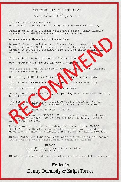 TOMBSTONES: RIP The Screenplay
