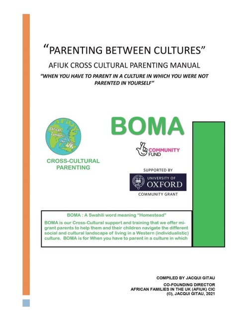 "PARENTING BETWEEN CULTURES": AFIUK CROSS CULTURAL PARENTING MANUAL