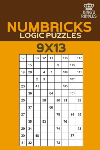 Numbricks Logic Puzzles Numbricks Math Logic Puzzle, Tricky Logic Puzzles to Challenge Your Brain