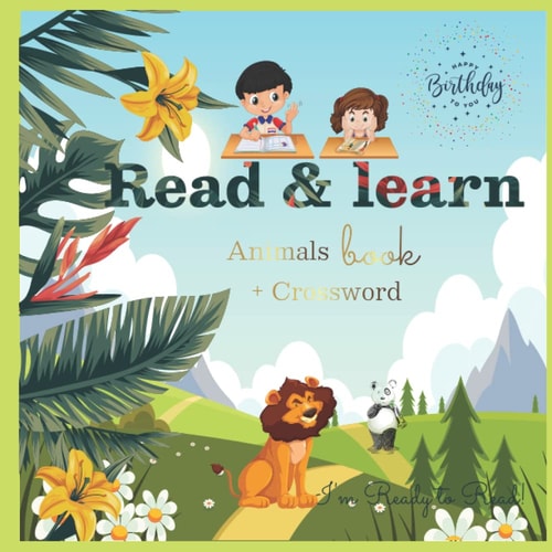 Read & Learn Alphabetical Definition of Jungle Animals, with a Game of Arrows and Crosswords.