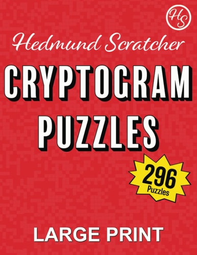 Cryptogram Puzzles (Book 1) Large Print