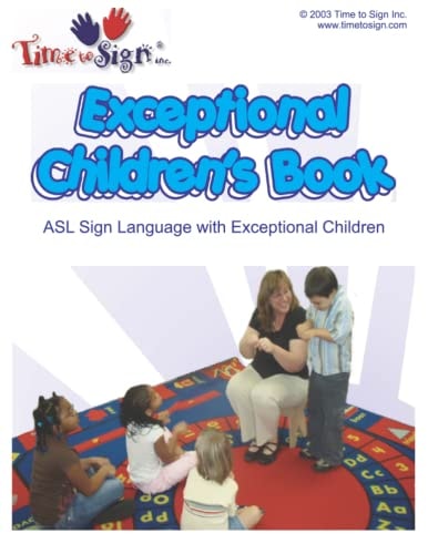 Exceptional Children's Sign Language Book ASL Sign Language with Exceptional Children