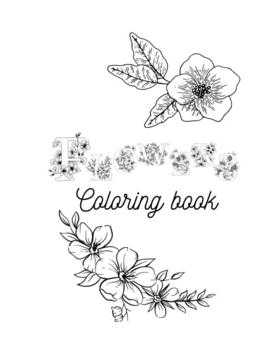 Flowers Coloring Book
