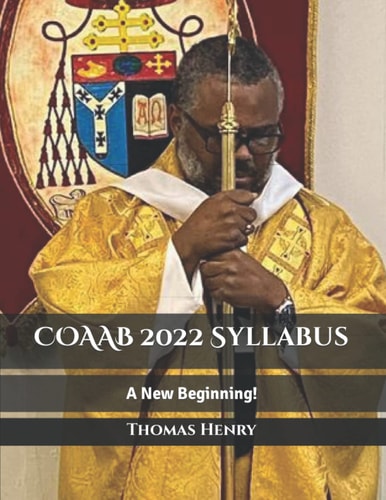 COAAB 2022 Syllabus A New Beginning!