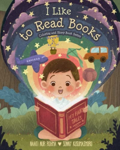 I Like to Read Books. Coloring and Story Book Series