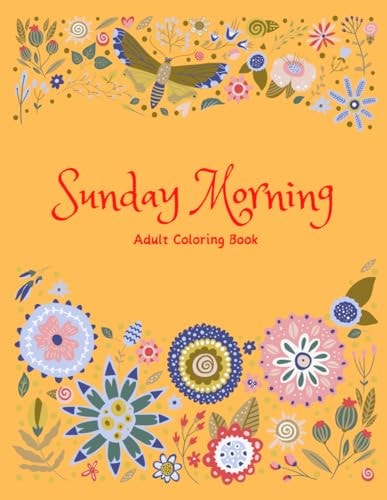 Sunday Morning Adult Coloring Book
