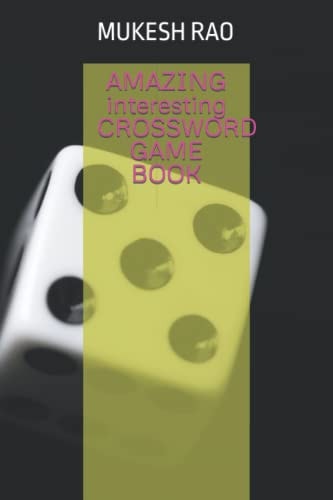AMAZING INTERESTING CROSSWORD GAME BOOK.