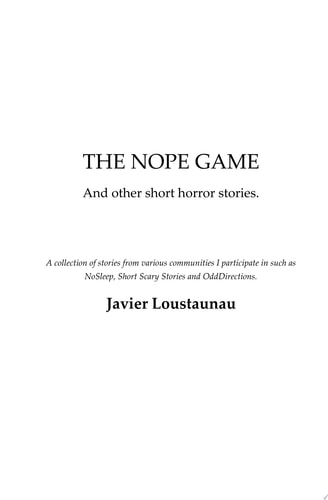 The Nope Game and Other Stories