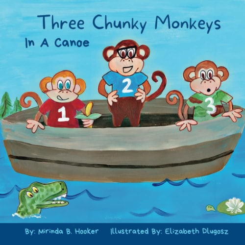 Three Chunky Monkeys In A Canoe