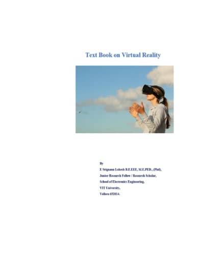 Textbook on Virtual Reality (VR) By E Srignana Lokesh