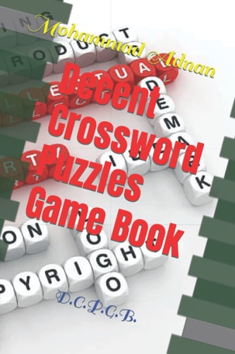 Decent Crossword Puzzles Game Book D.C.P.G.B.