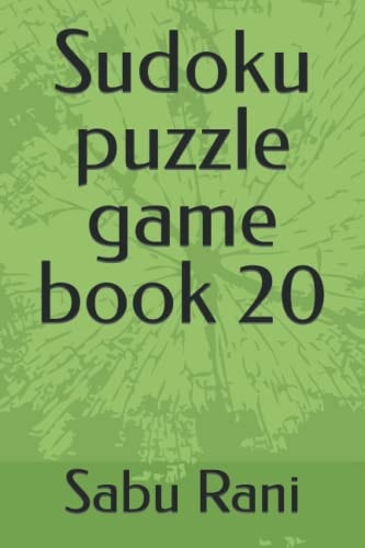 Sudoku Puzzle Game Book 20