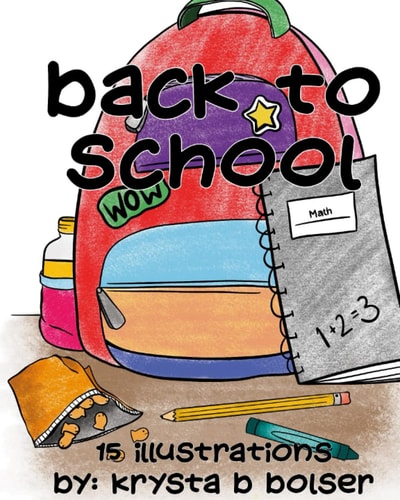 Back to School Coloring Book for Kids