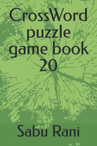 CrossWord Puzzle Game Book 20