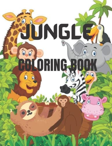 Jungle Colour Book Children Color Book for Ages 3-12
