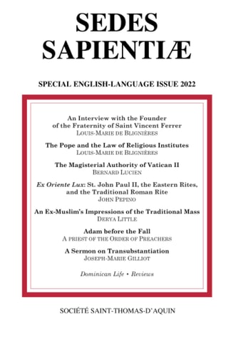 Sedes SapientiÆ Special English-Language Issue 2022
