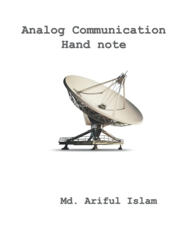 Analog Communication Hand Note Telecommunication Engineering Topics