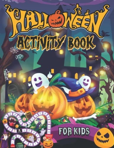 Halloween Activity Book For Kids Fun Coloring Activities For Kids
