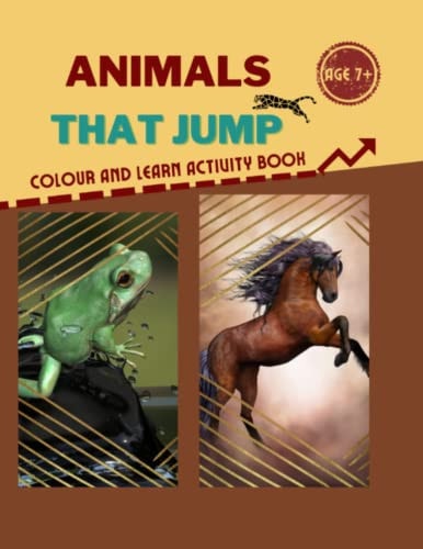 Animals That Jump Colour and Learn Activity Book