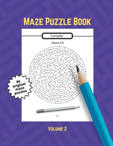 Maze Puzzle Book Volume 2