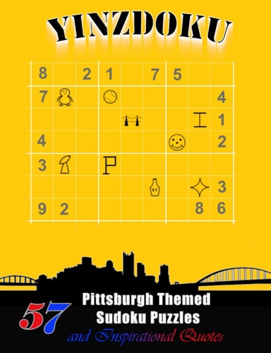 Yinzdoku 57 Pittsburgh Themed Sudoku Puzzles