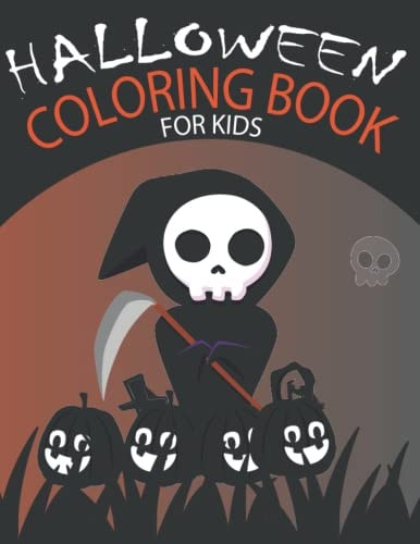 Halloween Activity Book Coloring Page Perfect for Kids 4-12