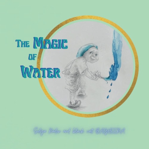 The Magic of Water With Black Cat Bagheera