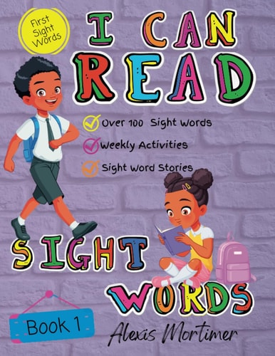 I Can Read Sight Words Book 1 Sight Word Activity and Color Book