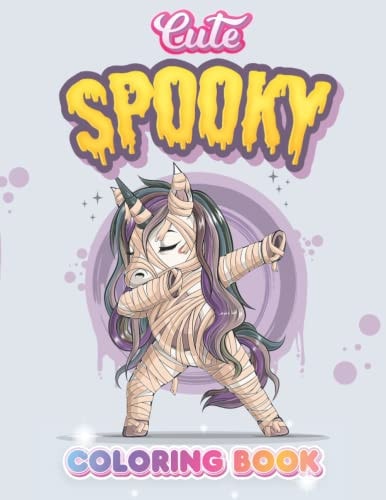 Spooky Coloring Book Unique Illustration of Horror and Cute Spooky Coloring Book for Adults