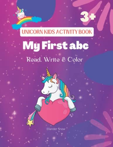 Unicorn Kids Activity Book My First Abc - Read, Write and Color