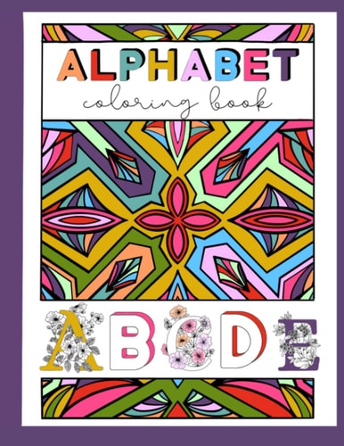 Mandala Alphabet Coloring Book