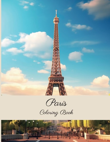 Paris Coloring Book