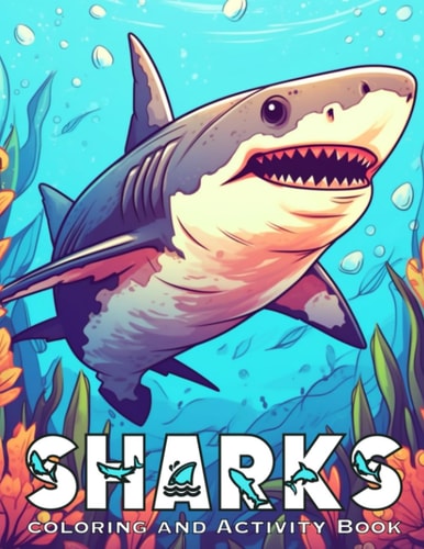 Sharks Coloring and Activity Book
