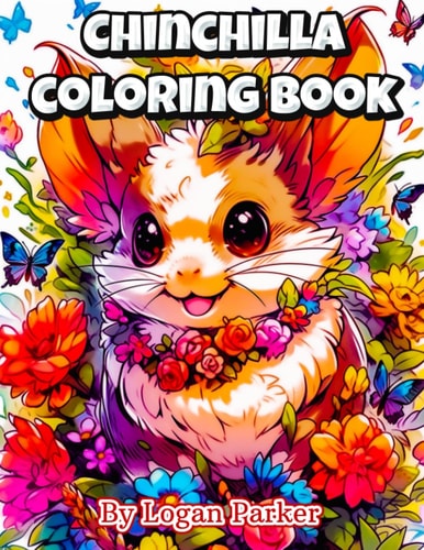 Kawaii Anime Chinchilla Coloring Book Anime Style Adorable Chinchilla Coloring Book for Everyone