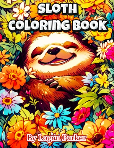 Kawaii Anime Sloth Coloring Book Anime Style Adorable Sloth Coloring Book for Everyone
