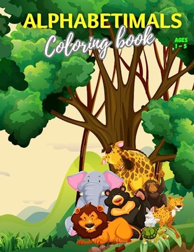 ALPHABET COLORING BOOK FOR KIDS FOR TODDLERS Alphabetimals