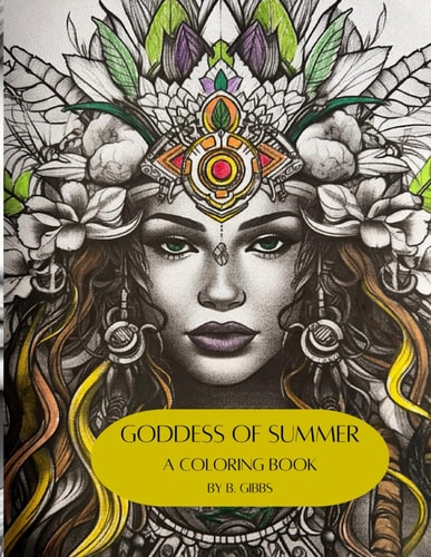 Goddess of Summer A Coloring Book