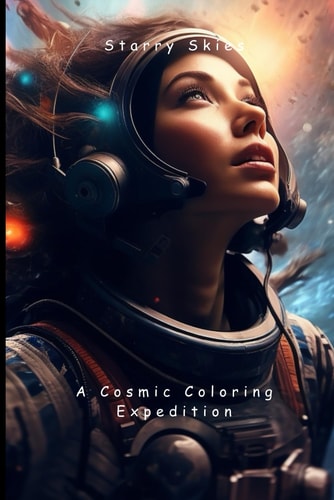 "Starry Skies A Cosmic Coloring Expedition