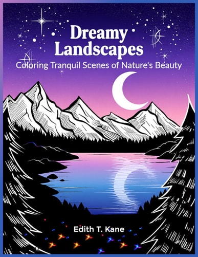 Dreamy Landscapes Coloring Tranquil Scenes of Nature's Beauty