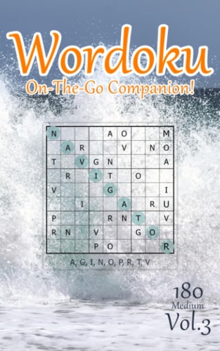 Wordoku On The Go Companion Vol.3 180 Medium Word-based Sudoku Puzzles with a Secret 9-letter Word
