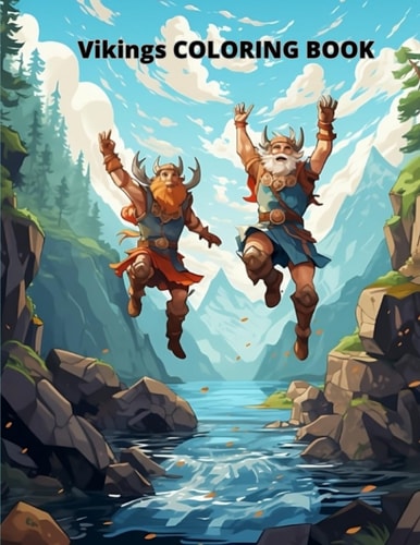 Vikings COLORING BOOK 20 Great Coloring Pages for Kids and Adults