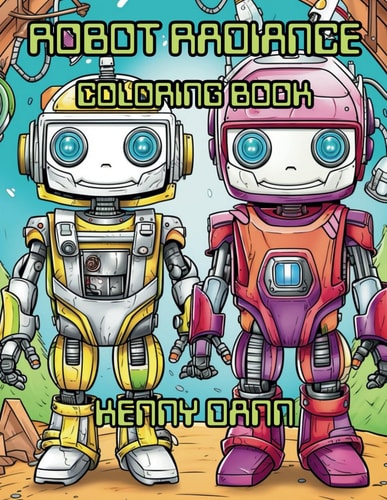 Robot Radiance Coloring Book