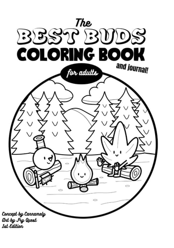 The Best Buds Coloring Book