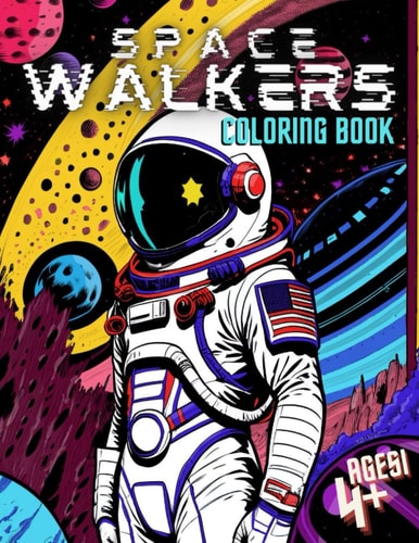 Space Walkers Coloring Book 40 Colorable Pages of Space Walkers Adventures