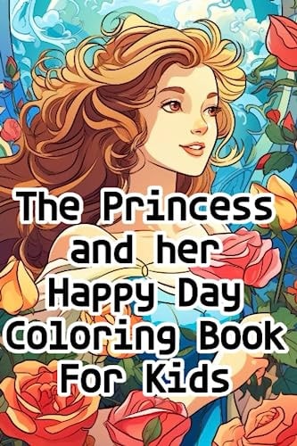 The Princess and Her Happy Day Coloring Book for Kids